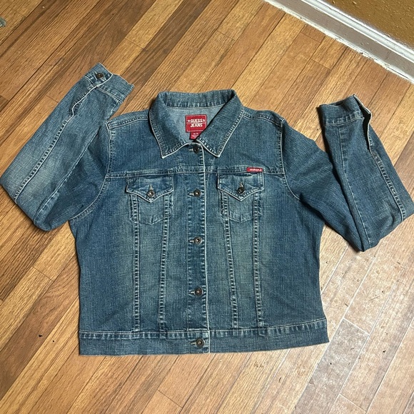Guess Jackets & Blazers - Guess jeans Blue Denim Shirt
